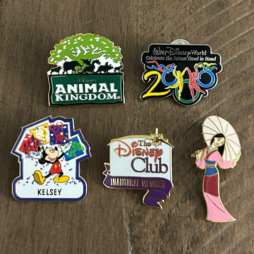 Vintage 2000s Disney Collectible Trading Pins - Sold together or separate